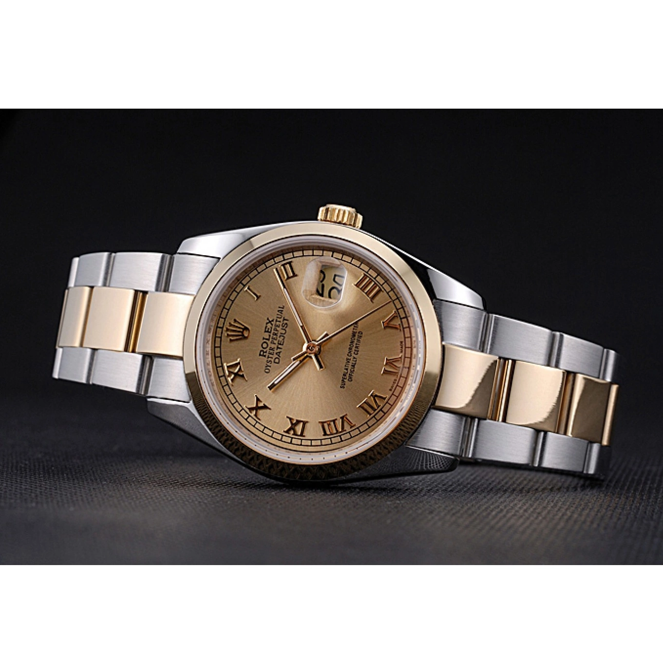 Aaa replica watch Dial Stainless 622265 And Case Datejust Gold Gold Steel Rolex 0730